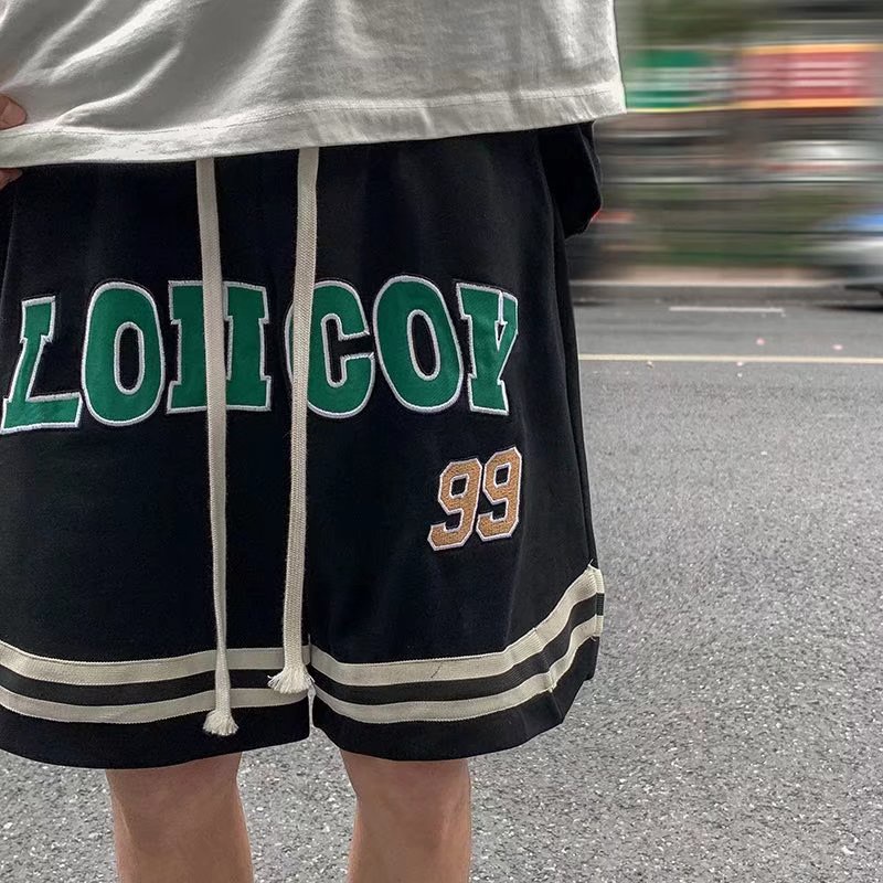 Quần Short Thể Thao Bóng Rổ Dáng Rộng In Họa Tiết Kiểu Hip-Hop Hàn Quốc Cá Tính Cho Nam