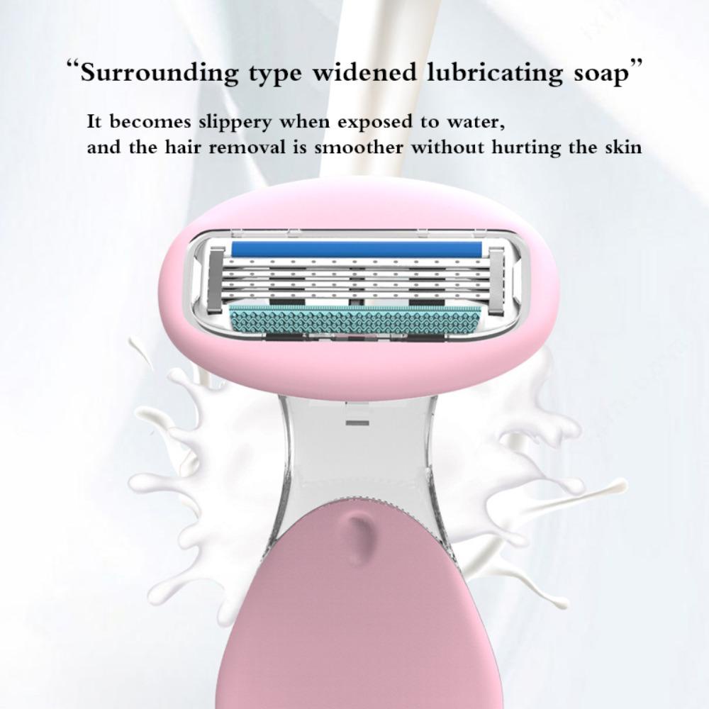 BEAUTY Dao Cạo Râu 4 Lưỡi Chất Lượng Cao Cho Nữ