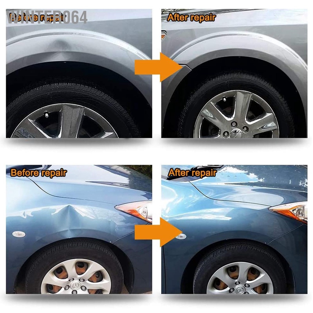 Winter064 Cầu hai cực Bộ dụng cụ kéo vết lõm sửa chữa không sơn để loại bỏ tự động Vết nhỏ màu đen