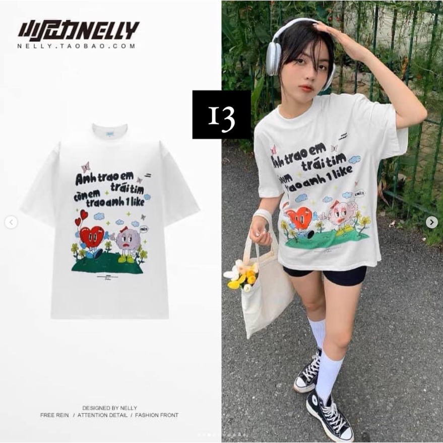 Áo phông Nel.ly  Topic 3 + 6% shopee