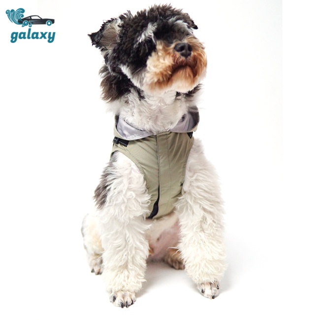 Galaxy Áo Mưa Thoáng Khí Chống Thấm Nước Có Mũ Trùm Dành Cho Cún Cưng Cỡ Vừa Và Lớn