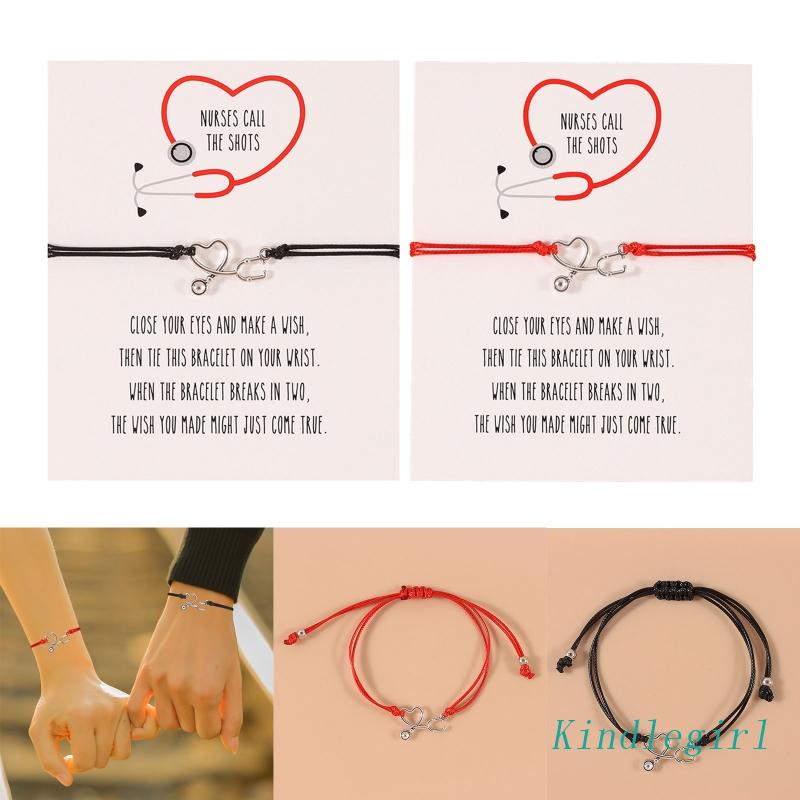 Vòng Tay Dây Sáp Bện Thủ Công Có Thể Điều Chỉnh Sáng Tạo