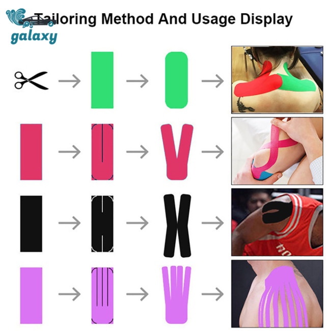 Galaxy Băng Quấn Cổ Chân Co Giãn Thoáng Khí Dài 4.5m