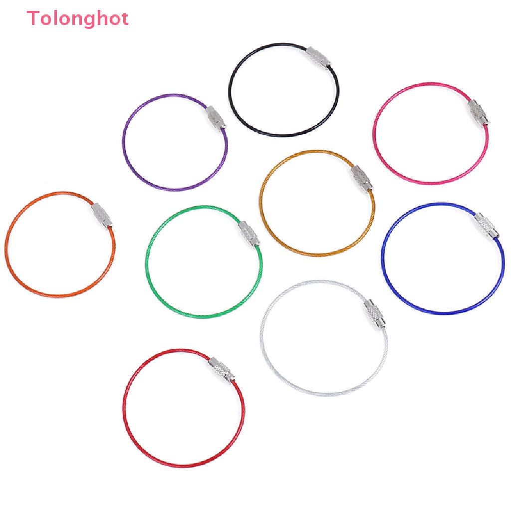 Set 10 Vòng Inox 1.5 * 150mm Móc Khóa Tiện Dụng