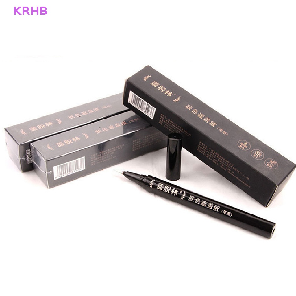 Bút Che Khuyết Điểm KRHB Vitiligo Màu Trắng Chống Thấm Nước