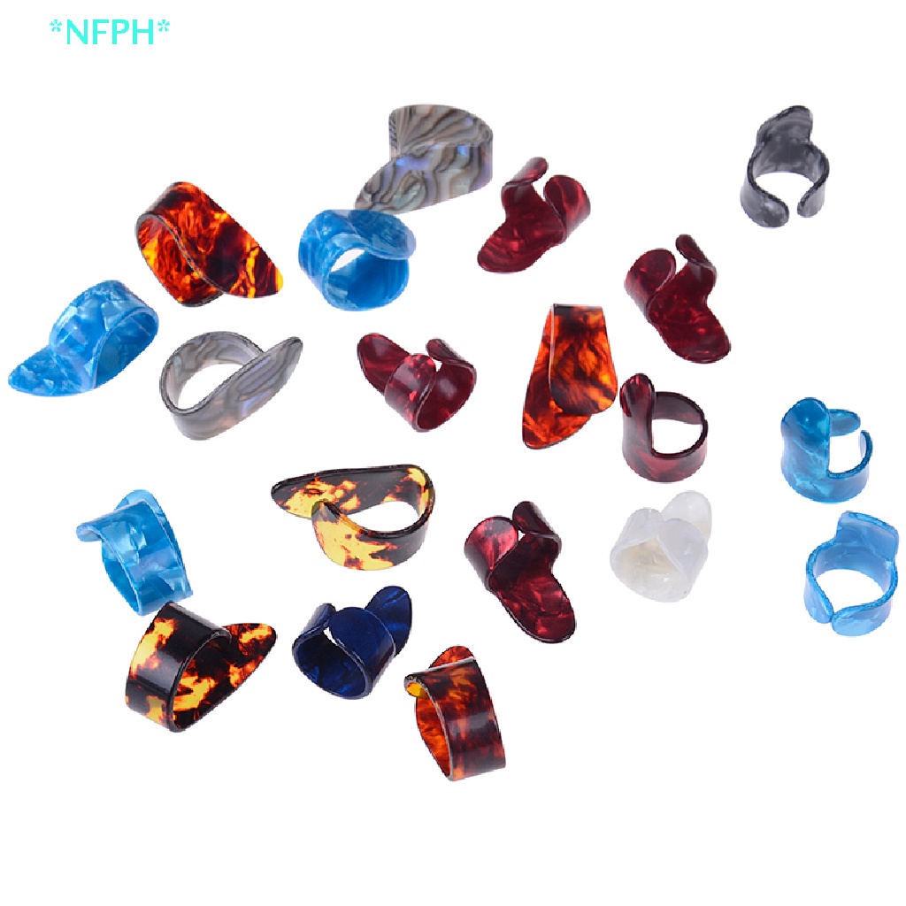 Bộ 10 Móng Gảy Đàn Guitar Bằng Thép Không Gỉ Mới