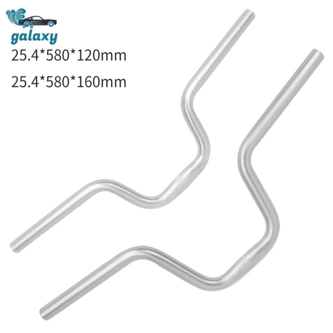 Galaxy Tay Lái Xe Đạp Hình Chữ U 25.4x580mm Bằng Hợp Kim Nhôm Cao Cấp