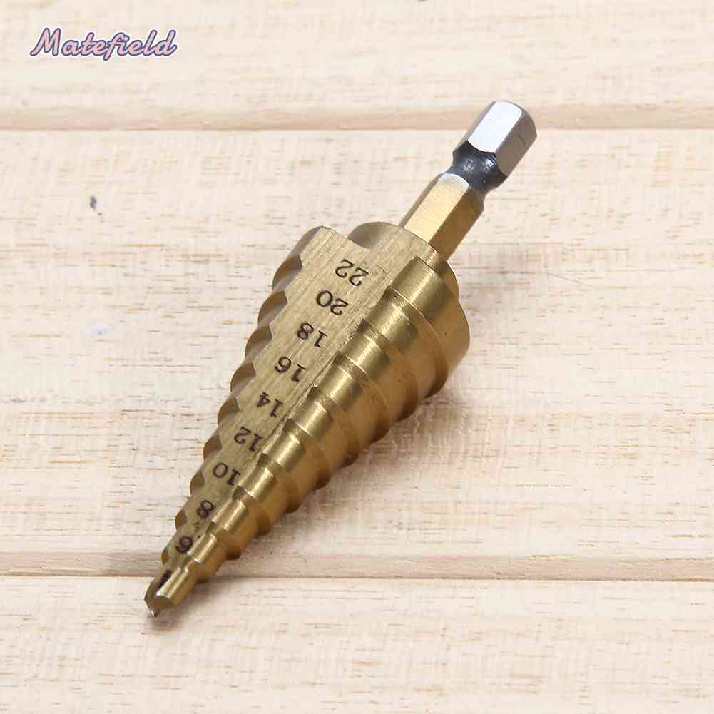 Mũi Khoan Lỗ 4-22MM HSS 4241 Bằng Titan
