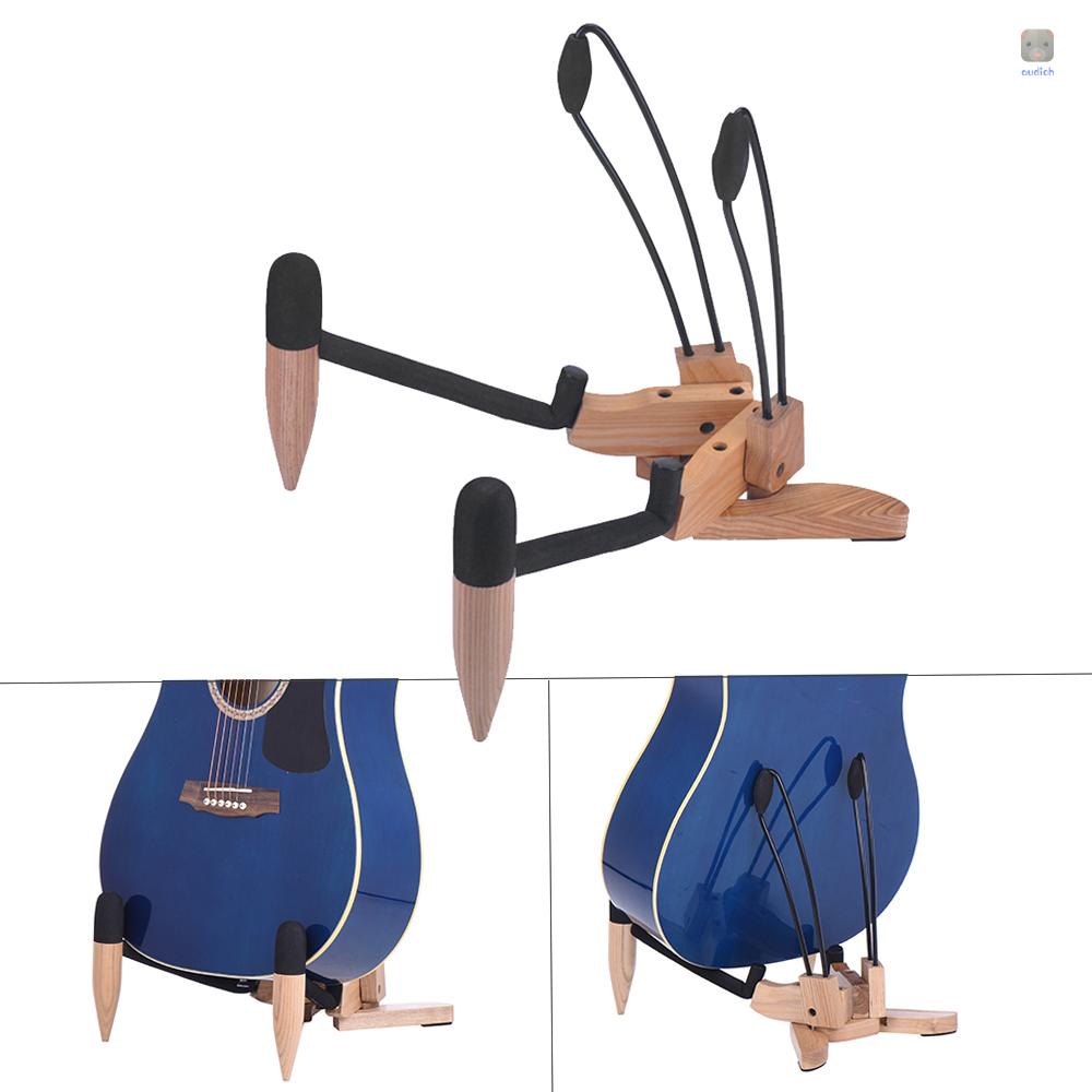 Giá Đỡ Đàn Guitar Bằng Gỗ Cứng Gấp Gọn Tiện Dụng Màu Sắc Tự Nhiên