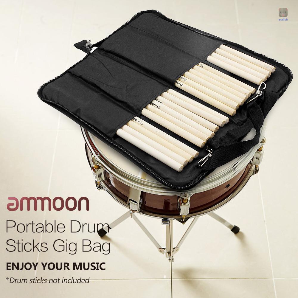 Túi Đựng Que Đánh Trống 600D Bằng Vải Oxford Chống Nước Có Quai Xách Tay Và Đệm Cotton 5mm