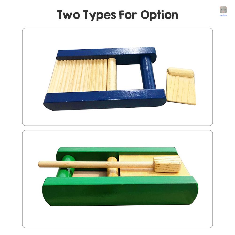 Bộ Nhạc Cụ Gõ Bằng Gỗ Trơn Kèm Dụng Cụ Gõ