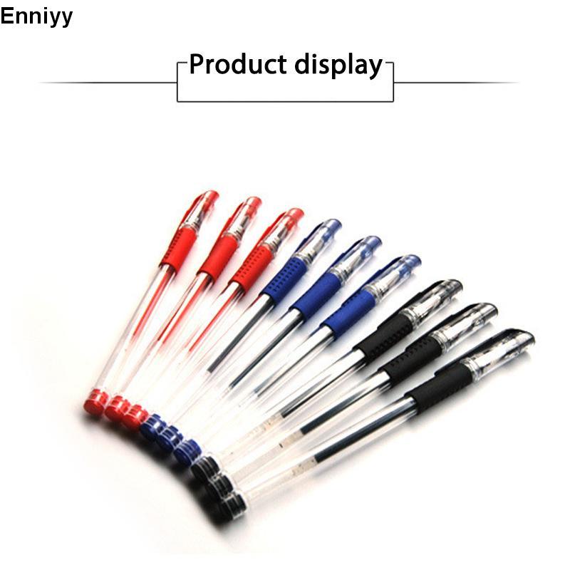 📚📚Bút bi nước viết êm tay không lem mực ra tay, bút bi giá rẻ sẵn 3 màu đen xanh đỏ, đồ dùng văn phòng phẩm Heytabox