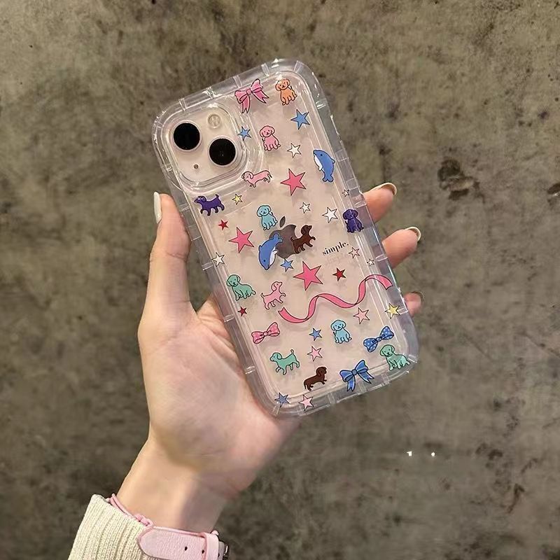 ✅Ốp Điện Thoại Trong Suốt Họa Tiết Hoạt Hình Kiểu Nhật Hàn Dễ Thương Cho Iphone 11 / 8ppromax 14iphone12137 H7Q7