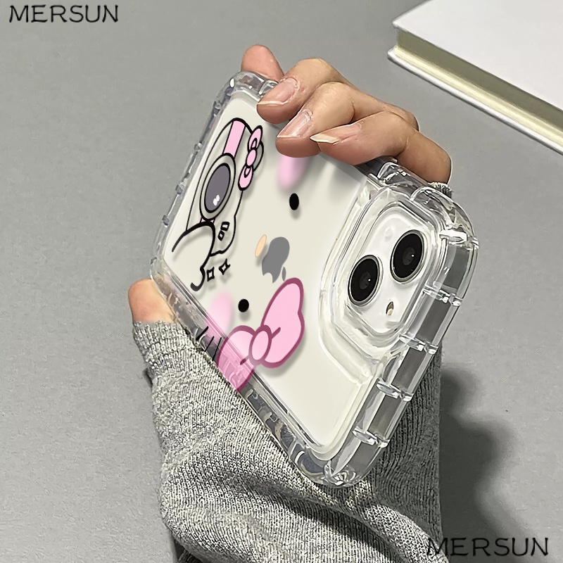 ✅Ốp Điện Thoại Mềm Chống Sốc Hình Mèo Kt Cho iPhone13 BJZS Apple / 8p11 xr12 x xsmax14pro