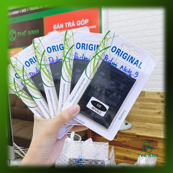 { ẢNH THẬT } Pin Xiaomi Redmi Note 9 / BN62 như hình