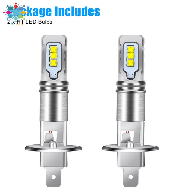 Bộ 2 Đèn Pha Led H1 Drl 160w 6000k 12000lm Siêu Sáng Chuyên Dụng Cho Xe Hơi