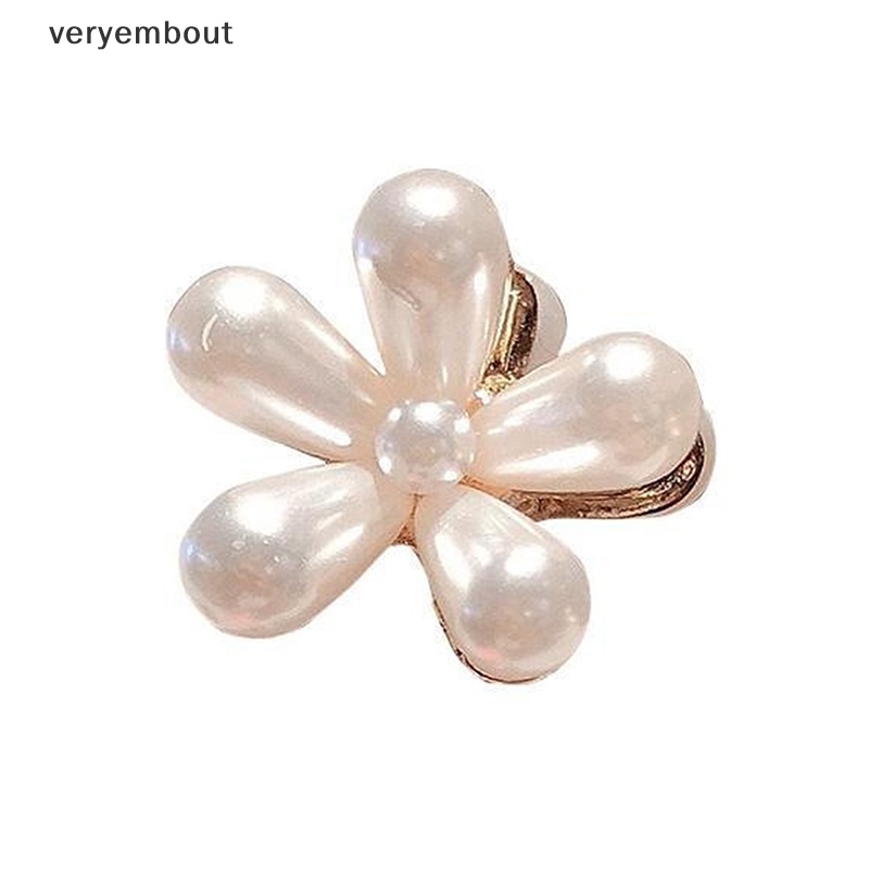 Kẹp Tóc Đính Ngọc Trai Bằng Kim Loại Thiết Kế Thanh Lịch Dành Cho Nữ