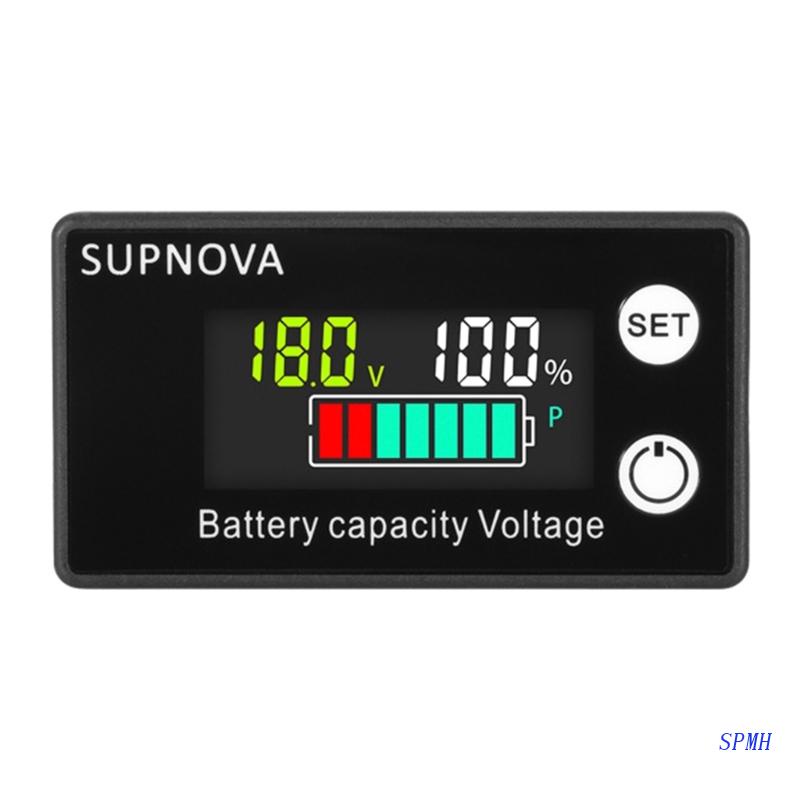 Bộ Chỉ Báo Dung Lượng Lớn 8-100V Chống Nước Cho Xe Hơi Xe Máy