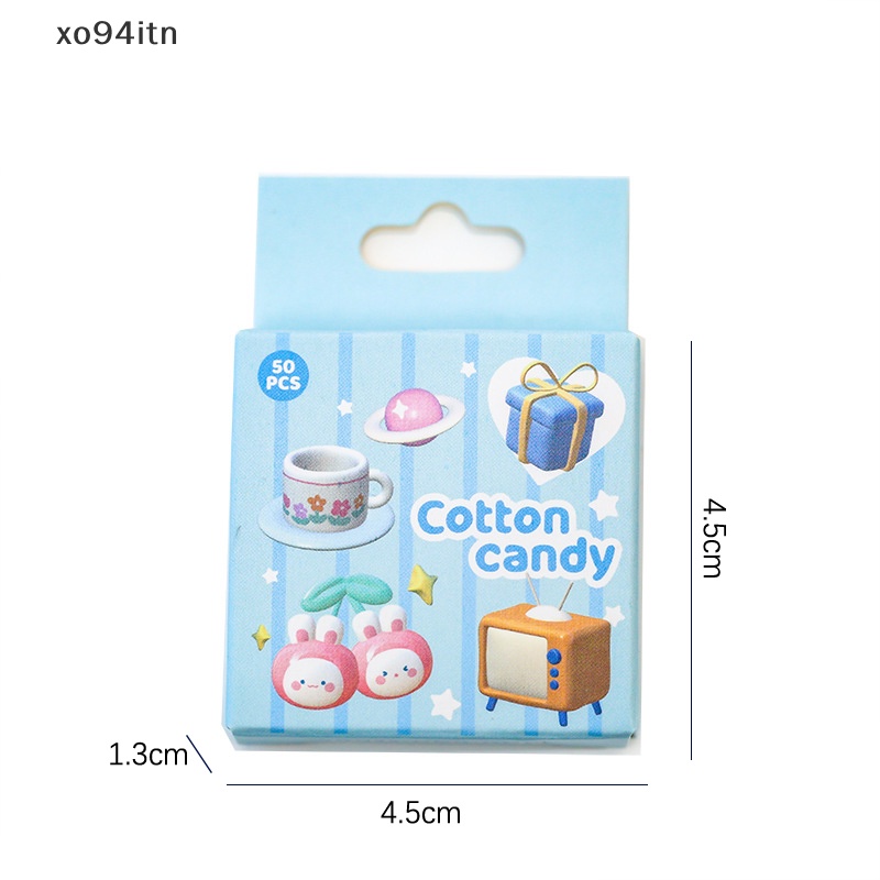 Tn Bộ 50 Miếng Dán Hình Động Vật Marshmallow Trang Trí Sổ Tay Nhật Ký Album Điện Thoại Sổ Kế Hoạch