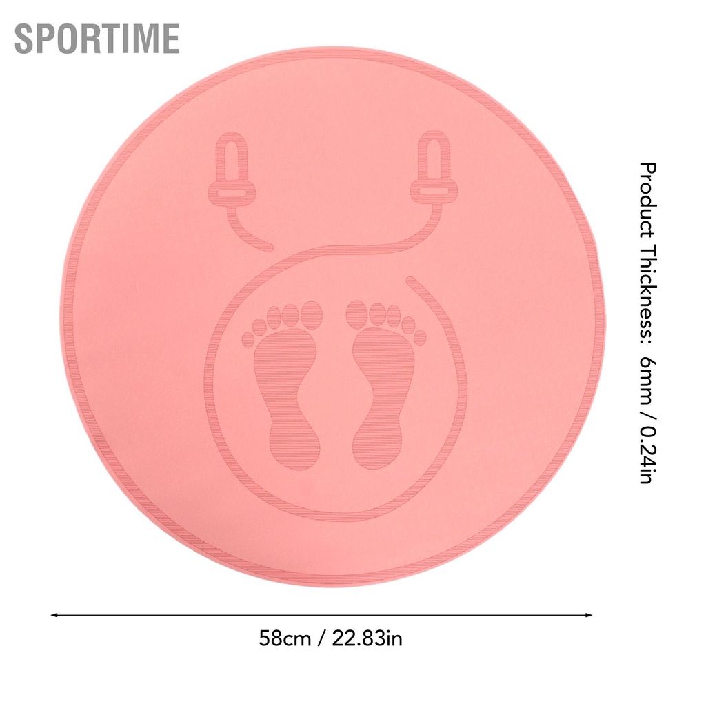 Bán hàng nóng Thảm Nhảy Dây Tập Yoga TPE Tròn Giảm Sốc Tiếng Ồn Cho Phòng Tại Nhà Trong