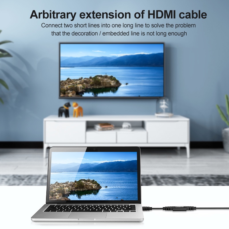 Bộ Khuếch Đại Tín Hiệu HDMI 4K * 2K UHD Sang HDMI V1.4 3D 1080p Cho DVD Laptop HDTV
