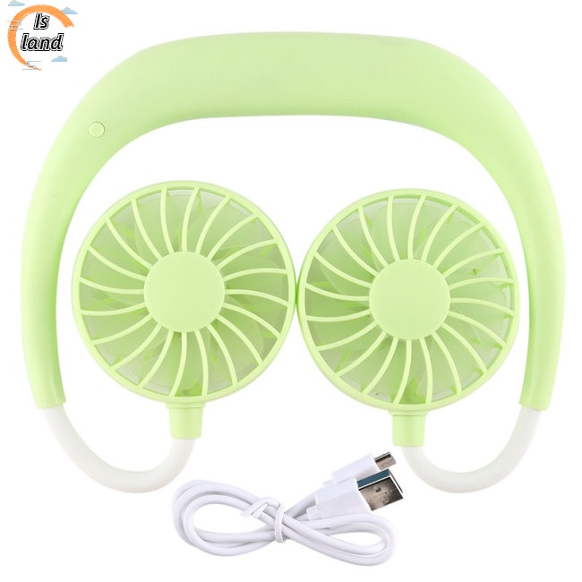 Quạt Thể Thao Mini Đeo Cổ Đa Năng Có Thể Sạc Lại Bằng Cổng USB