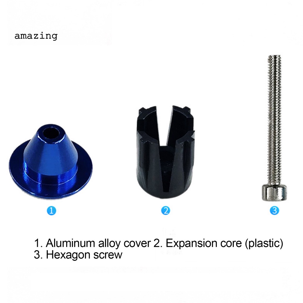 Bộ 2 Nút Gắn Tay Cầm Xe Đạp Leo Núi Bằng Hợp Kim Nhôm