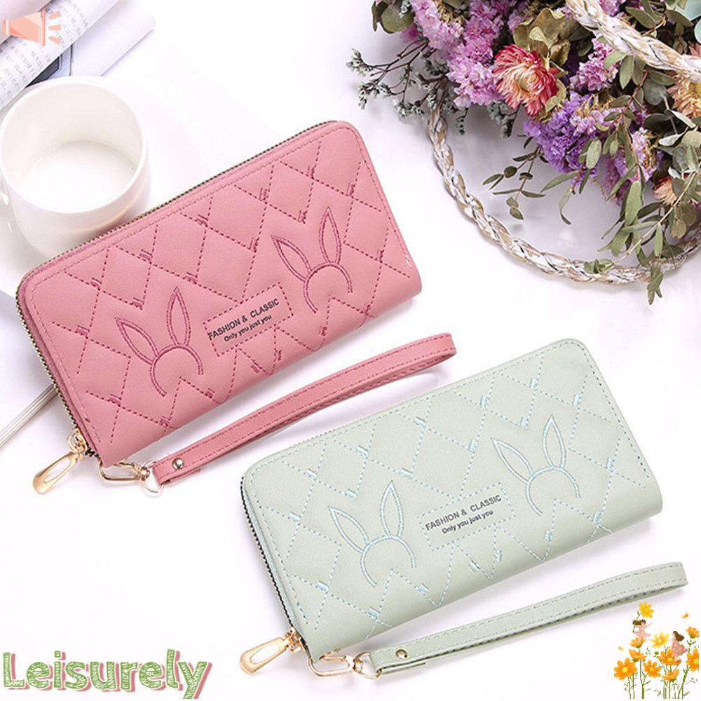 Ví Da Đựng Tiền Điện Thoại Thiết Kế Xinh Xắn Cho Nữ