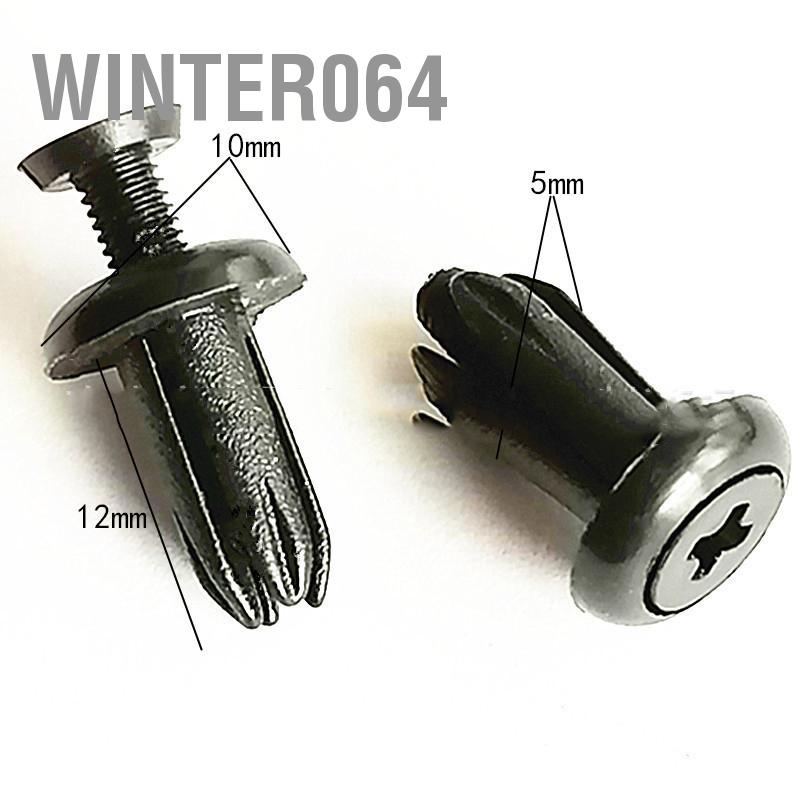 Winter064 Đinh tán ô tô Chốt Hộp đóng gói Kẹp tự động bằng nhựa để sửa chữa bội thu