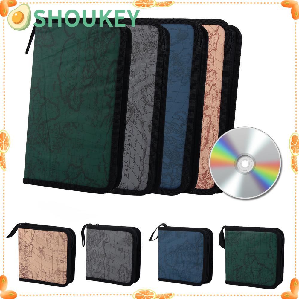 SHOUHOU Túi Đựng Đĩa CD DVD Giữ 40/80 đĩa Tiện Dụng Chống Tĩnh điện Bảo Vệ Khỏi Sự Tích Tụ Bụi Bẩn