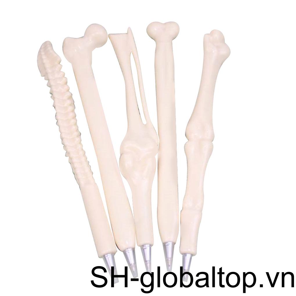 Set 5 Bút Bi Mực Đen Thiết Kế Xinh Xắn