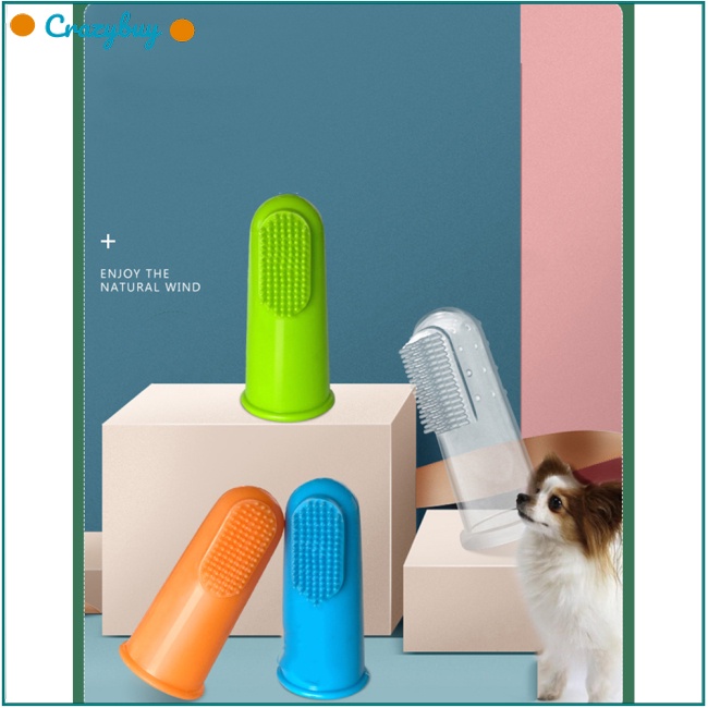 Cr Bàn Chải Đánh Răng Di Động Tiện Dụng Cho Thú Cưng