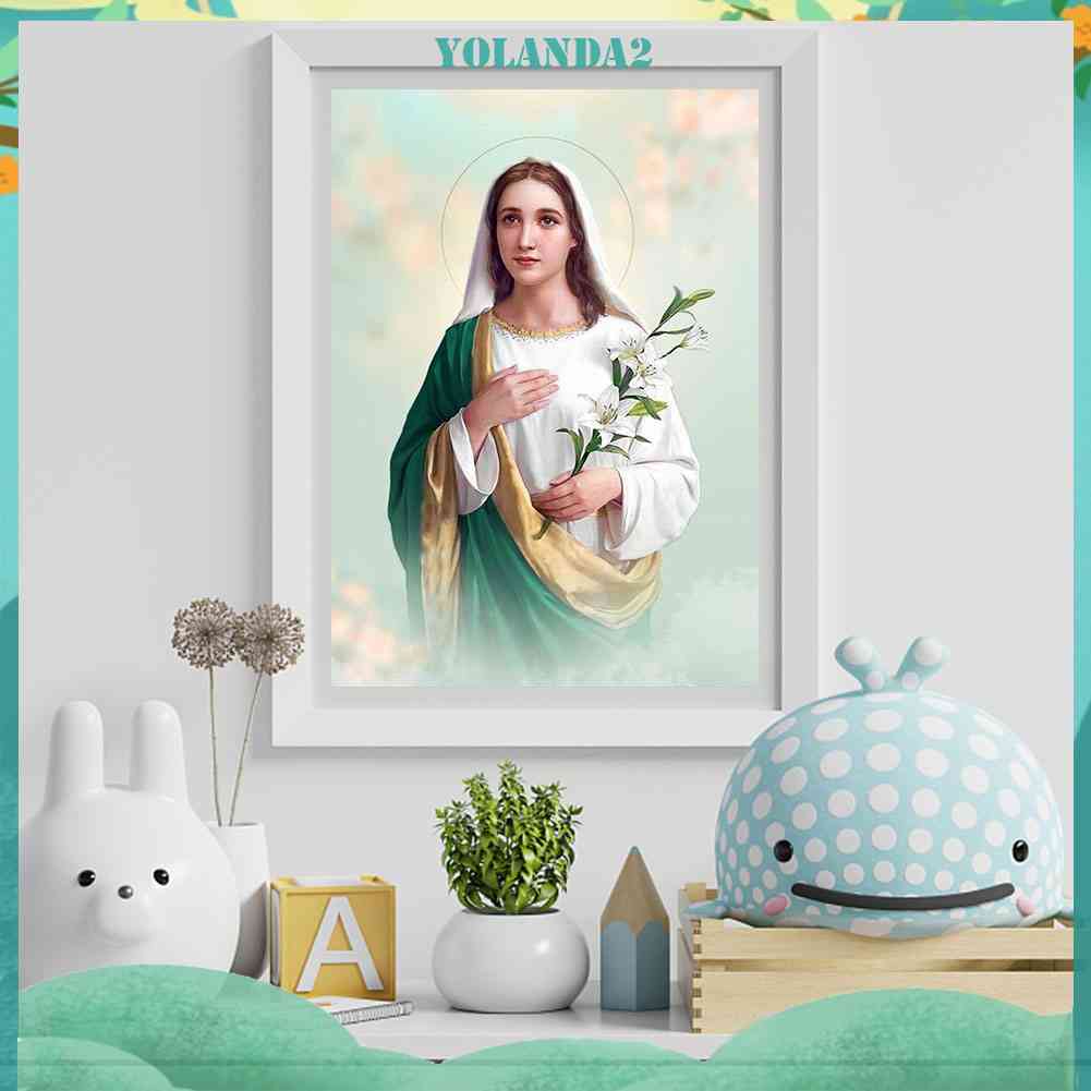 Tranh Đính Đá Kim Cương Toàn Bộ 5D DIY Hình Vẽ Nhân Vật Trang Trí Tường