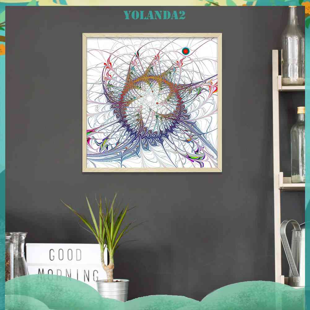 Bộ Tranh Đính Đá 5D Toàn Diện Họa Tiết Nghệ Thuật Độc Đáo DIY Dùng Trang Trí Nhà Cửa