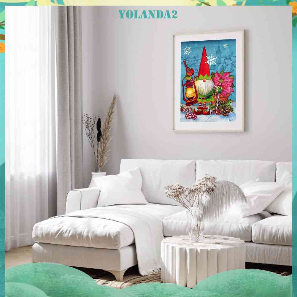 Bộ Tranh Đính Đá Họa Tiết Hoạt Hình Goblin Giáng Sinh Độc Đáo Trang Trí Nhà Cửa