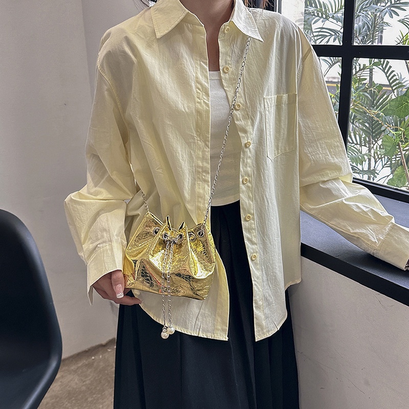 Túi Đeo JASMIN NOIR Chéo Da Bóng Họa Tiết Da Cá Sấu Thời Trang Cho Nữ