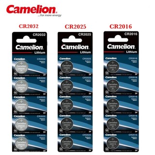 Pin cr2032 - pin cr2025 - pin cr2016 pin cúc 3v lithium camelion vỉ 5 viên