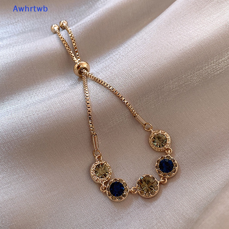 Vòng Tay Đính Đá Zircon Thời Trang Hàn Quốc Cho Nữ Mới