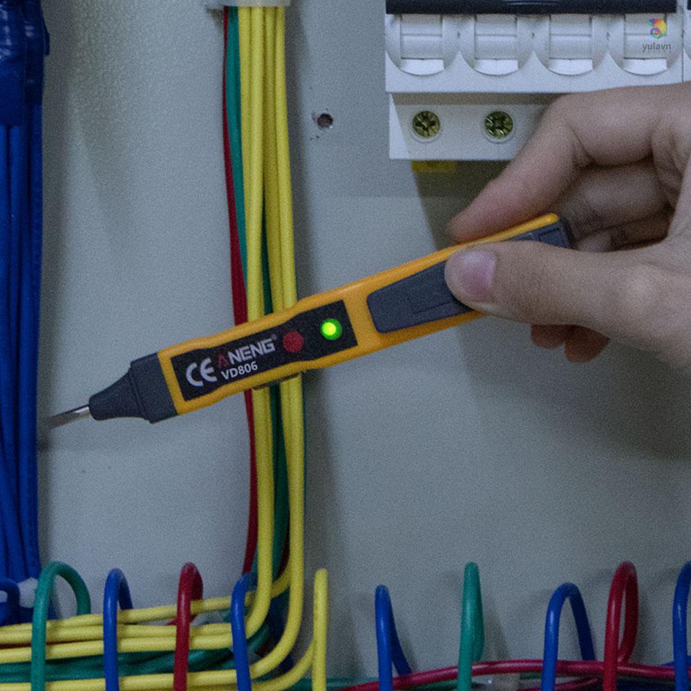 Bút Thử Điện Đa Năng ANENG VD806 AC / DC Không Tiếp Xúc Có Đèn Báo Động