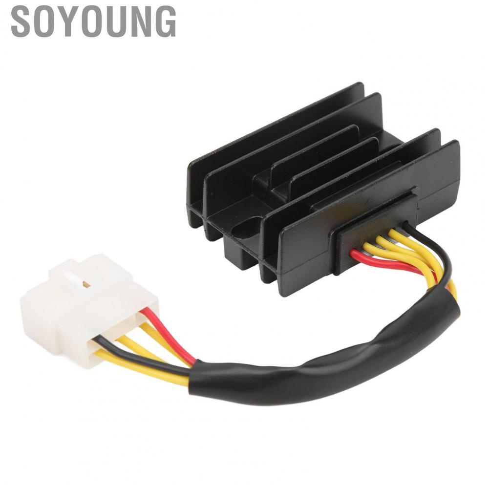 Soyoung 32800 19B00  High Strength Motorcycle Voltage Regulator Easy Installation Fast Heat Dissipation  for Upgrade