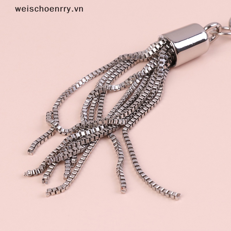 Móc Khóa Gắn Túi Xách Dạng Dây Tua Rua Độc Đáo