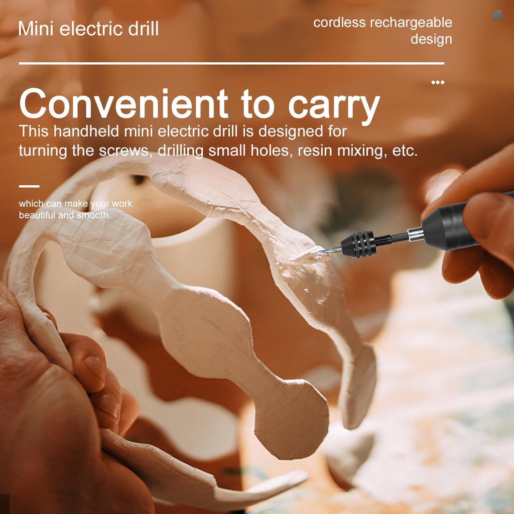 Bộ Mũi Khoan Điện Mini Cầm Tay Đa Năng Có Thể Sạc Lại s2mwvn (s2mwvn)