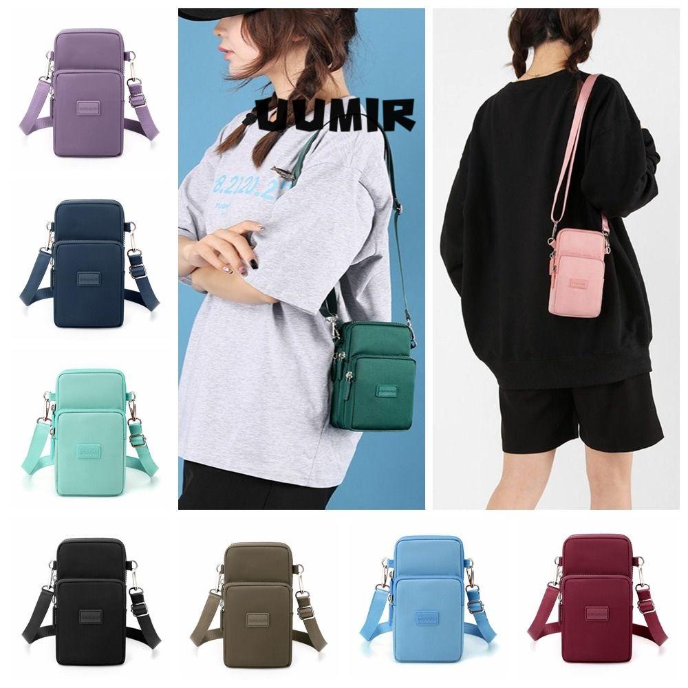 UUMIR Túi Xách Đeo Vai Màu Trơn Kèm Ví Cầm Tay Đa Năng