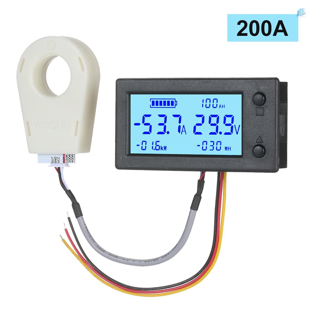 Đồng Hồ Đo Công Suất Điện Tử s2mwvn DC 5V ~ 90V Màn Hình LCD 5 Trong 1 Chuyên Dụng