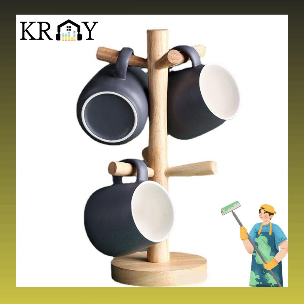 Giá Treo Ly Bằng Gỗ Trơn Thiết Kế Sáng Tạo