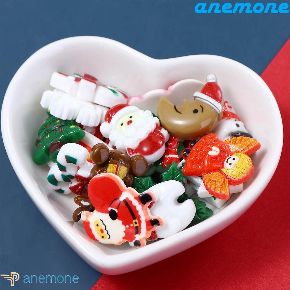 Set 20 Phụ Kiện Trang Trí Móng Tay 3D Chủ Đề Giáng Sinh Dành Cho Nữ