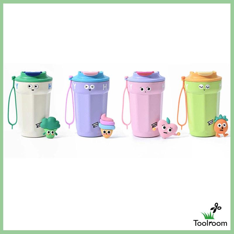 Bình Nước Giữ Nhiệt 450ml Có Nắp Đậy Tiện Dụng Mang Theo Du Lịch / Dã Ngoại