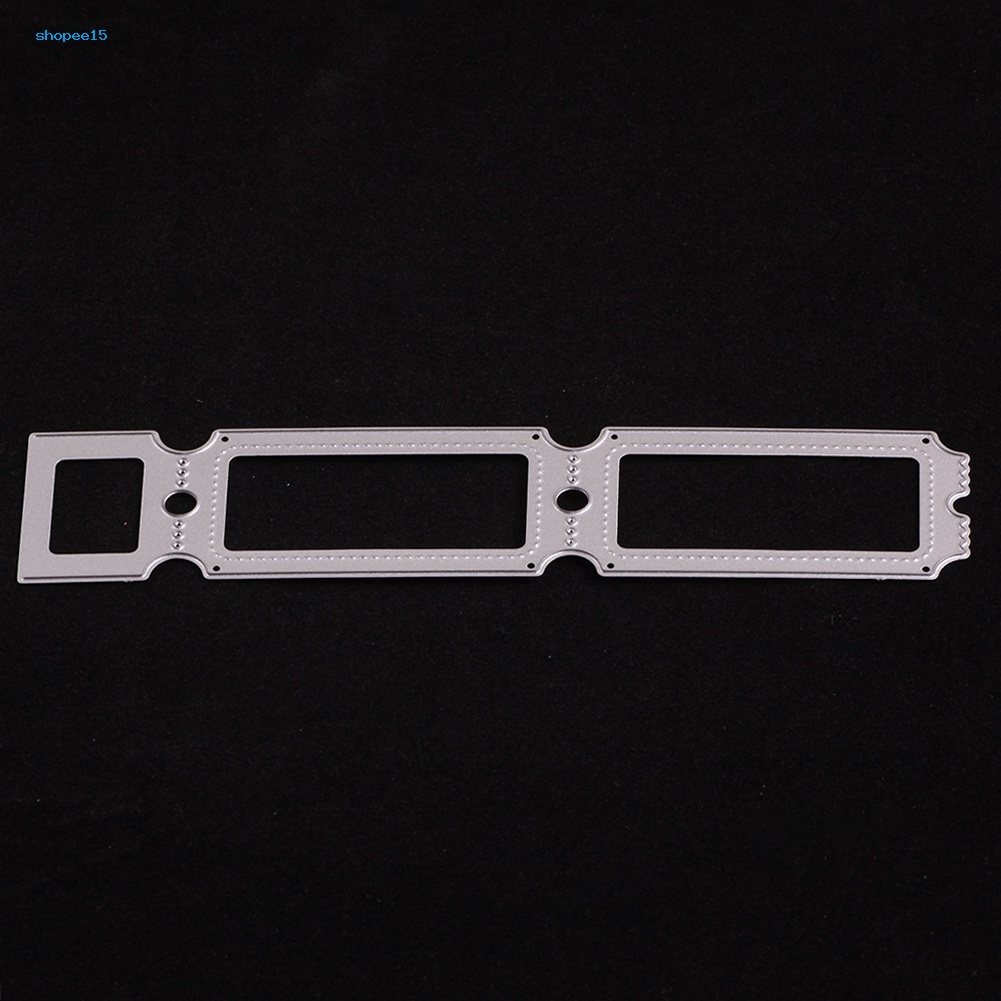 Khuôn Cắt Giấy Làm Từ Kim Loại Hình Con Dấu Trang Trí Scrapbook