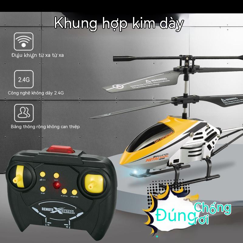 "Máy bay điều khiển từ xa" Máy bay trực thăng điều khiển từ xa bằng hợp kim 3,5 chiều Bộ sạc USB có đèn Đồ chơi trẻ em