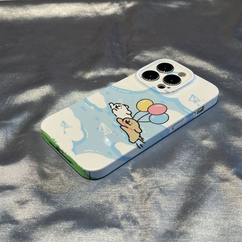 Ốp Điện Thoại Cứng Họa Tiết Hoạt Hình Chú Chó Dễ Thương Chống Sốc Cho iPhone11 Promax 12 13 78 11